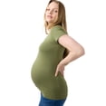 thumbnail image 3 of Ingrid & Isabel For Every Belly Women’s Maternity Fitted Scoop Tee, Sizes S-XXL, 3 of 10