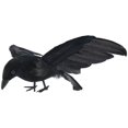 thumbnail image 1 of Halloween prop feathers Crow bird large 25x40cm spreading wings Black, 1 of 5