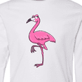 thumbnail image 4 of Inktastic Ladylike Flamingo Long Sleeve Youth T-Shirt, 4 of 5