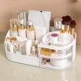 thumbnail image 2 of Skin Care Organizer,Makeup Desk Organizer with Drawers,Countertop Organizer for Cosmetics,Vanity Brush with Holder L, 2 of 5