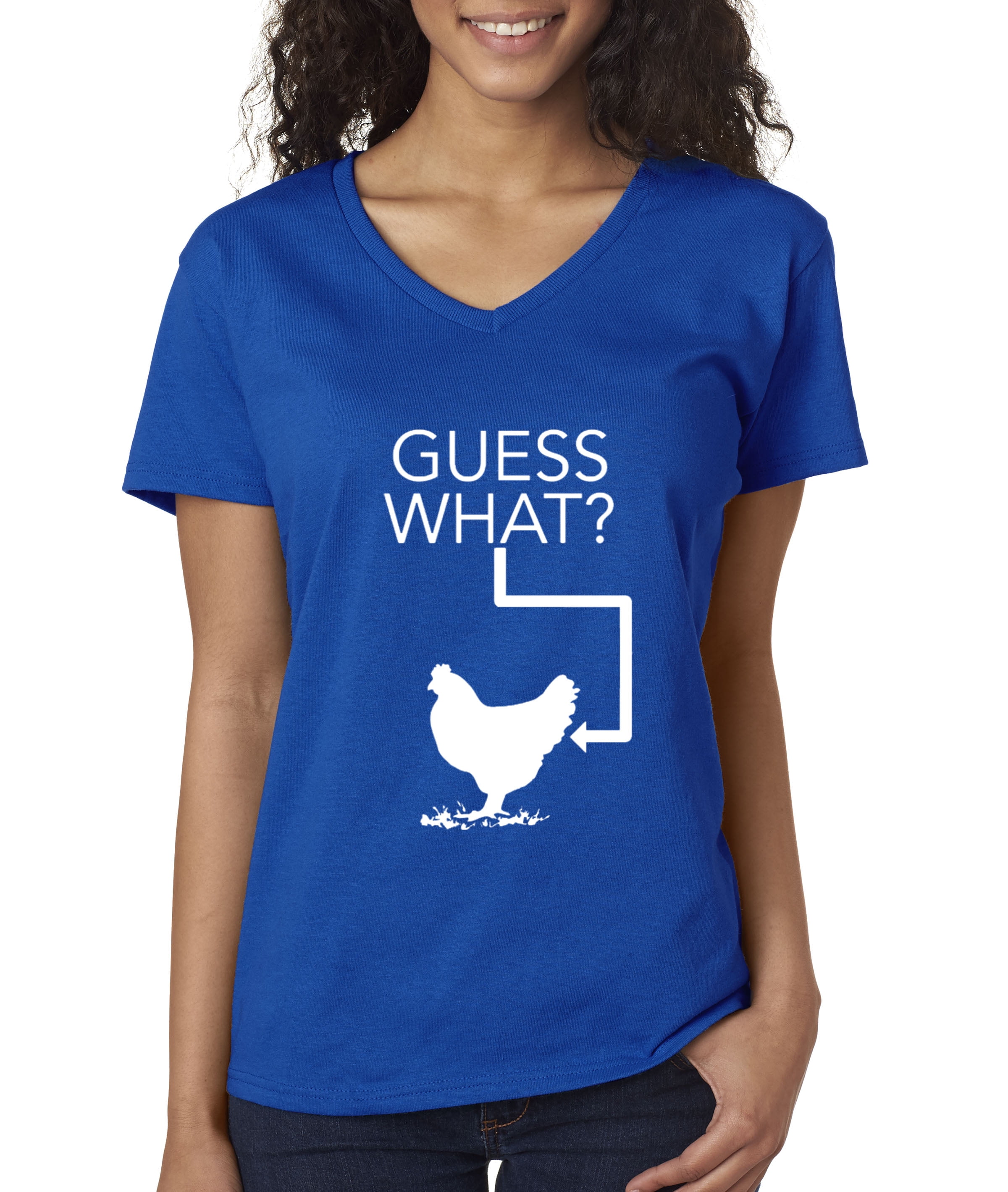 royal blue guess shirt
