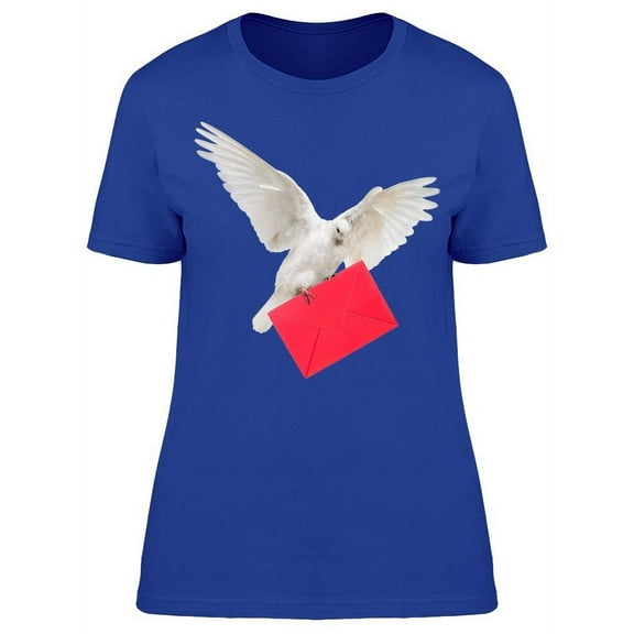 Dove Carrying Envelope T-Shirt Women -Image by Shutterstock, Female 3X-Large
