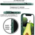 thumbnail image 2 of iPhone 11 Pro Max Case with Protection Camera Lens Liquid Silicone for iPhone 11 Pro Max Case Gel Rubber Shockproof Case Full-Body Protection Soft Anti-Scratch Microfiber Lining 6.5 inch (Dark Green), 2 of 7