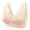 Pink, variant on Womens Bras Women Sexy Lace Front Button Shaping Cup Shoulder Strap Large Size Underwire Bra Push Up Everyday Bras Breathable