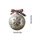 thumbnail image 1 of Yhmxh Bola de Navidad 2D, colgante plano de acrílico, decoración para árbol de Navidad, accesorios para decoración navideña., 1 of 2