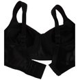 thumbnail image 3 of Playtex Womens Secrets Feel Gorgeous Embroidered Underwire Bra, 38D, Black/Warm, 3 of 6