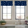 thumbnail image 3 of LALILO Kitchen Curtain Valance Tribal Art Boho Ethnic Rod Pocket Window Curtain 52"x 18" Set of 2, 3 of 5
