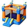 thumbnail image 2 of Casa inflable para niños Costway Con tobogán y canasta de baloncesto Multicolor 361 x 273 x 234 cm, 2 of 8