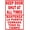 Warning Sign 4, variant on Warning Snowmobiles with Tracks and Skis Only Sign 8"x12" - Aluminum Tin for Home Business Snow Safety