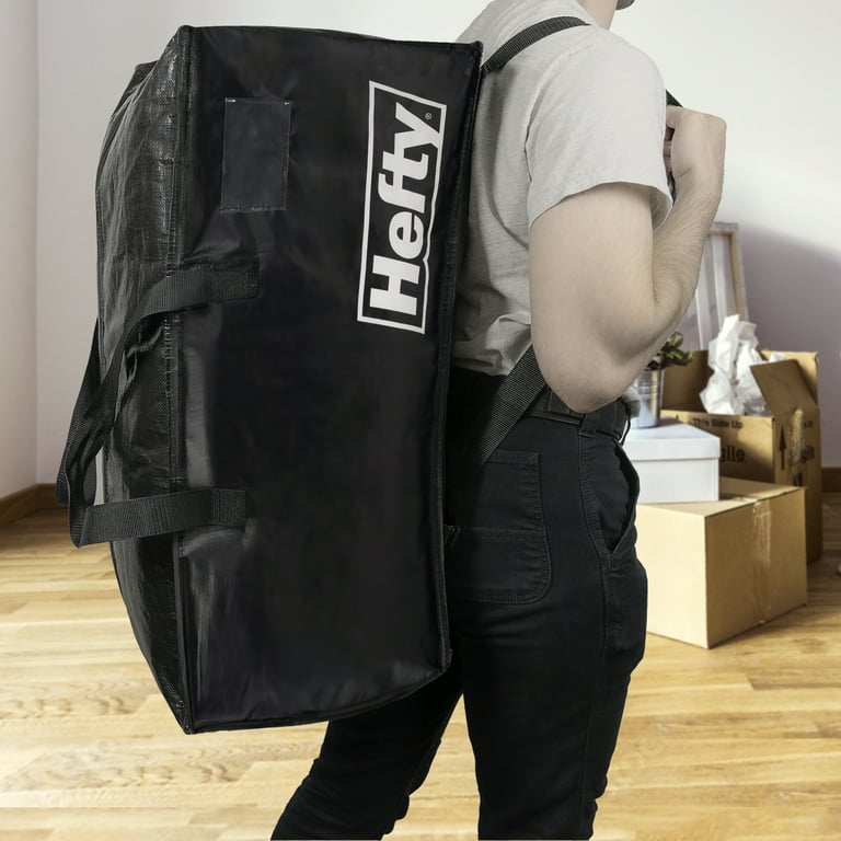 Hefty MAX Moving Bag Fabric with Adjustable Handles Zipper Closet Organizer Walmart