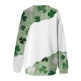 thumbnail image 5 of Pompotops Mode de la Saint-Patrick Sweat-Shirt Décontracté à Manches Longues Col Rond Imprimé pour Femmes Blouse en Solde, 5 of 5