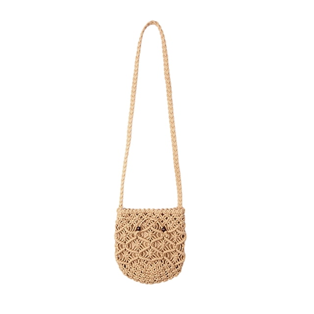 Bolso cruzado tejido a mano para mujer, Mini bolso de mano tejido para playa de verano, bolso de mano informal tejido, bolso de hombro