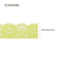thumbnail image 2 of Uxcell Lace Trim Vintage 0.98" x 10yards Fruit Green Lace Ribbon For Clothes Fabric Wedding Decoration Gift Wrap, 2 of 5