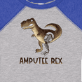 thumbnail image 4 of Inktastic Limb Loss Awareness Amputee Rex with Prosthetic Leg Boys or Girls Baby Bodysuit, 4 of 5