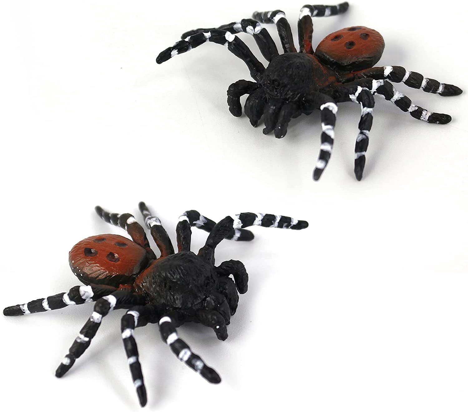 RanSeTi 2 PCS Realistic Spider Figures,Giant Toy Spider Animal Model