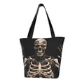 thumbnail image 1 of Disketp Cyber Skeleton With Tattoos for Women’s Casual Shoulder Tote Bag Cross-body Handbags for Shopping, Travel and Daily Use, 1 of 6