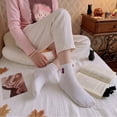thumbnail image 6 of Halloween Embroidered Ankle Socks Novelty Socks Pumpkin Socks Trendy Socks Crew Socks Fuzzy Socks Cute Socks Graphic Socks Cotton Socks Fall Socks Cozy Socks 1 Pairs of Socks Black One Size, 6 of 8