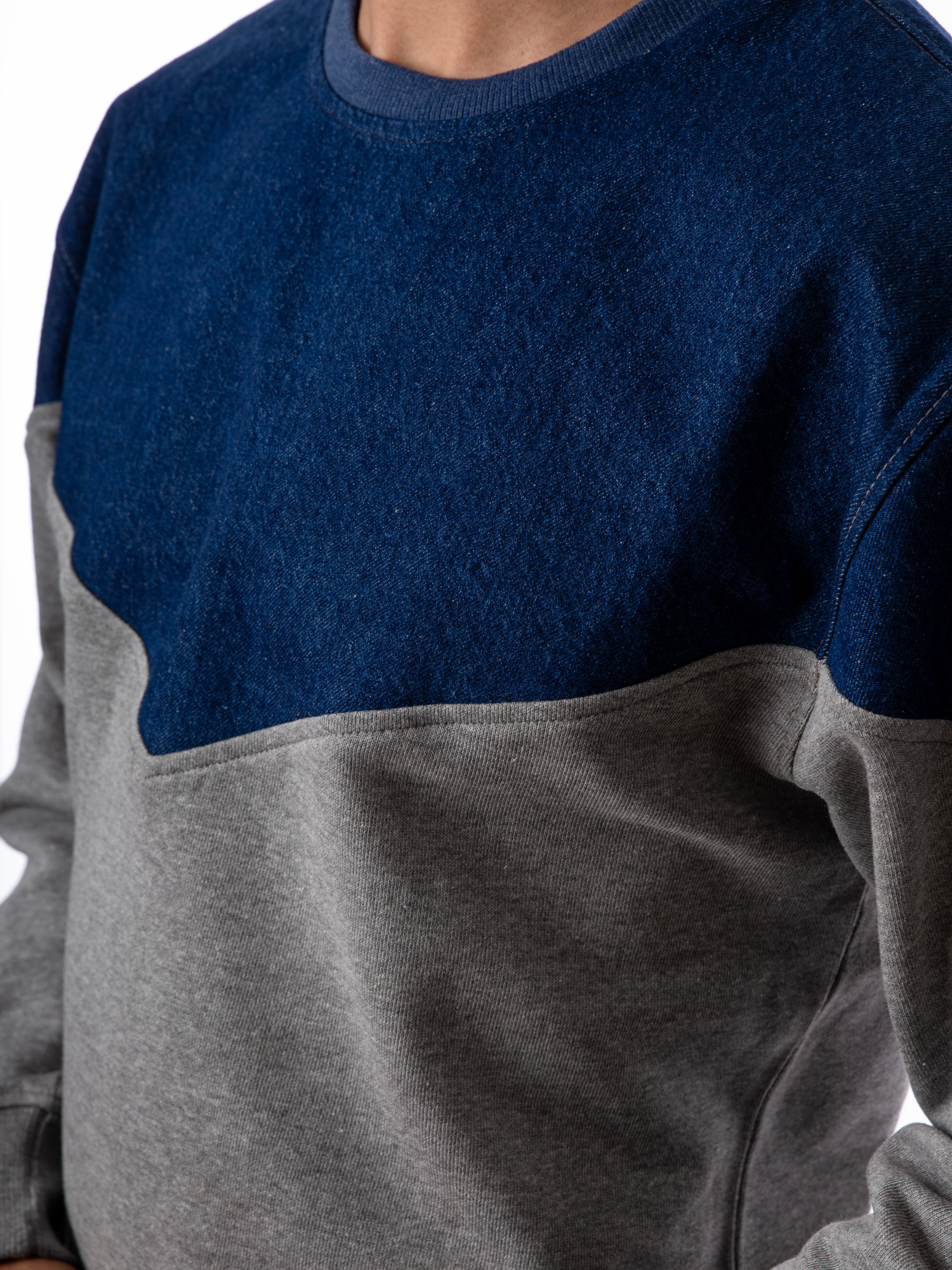 Jordache Vintage Men's Alen Yoke Pullover Sweatshirt, Sizes S-2XL - image 2 of 6