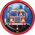 thumbnail image 1 of Plaques de Dessert pour Camion de Pompiers, 24 ct, 1 of 6