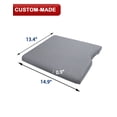 thumbnail image 6 of KBH Center Console Cover for Ford F150 Accessories 2015-2025, 2017-2025 F250 F350 F450 F550 with 40/20/40 Jump Seat, Armrest Box Protective Cover, Washable Fabric Darkgray, 6 of 8