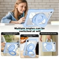thumbnail image 3 of XYX Shockproof Tablet Case for iPad Pro 11 inch 4th/3rd/2nd Gen (2022/2021/2020) with 360 Rotating Stand, Slim Lightweight Protective Case, Blue, 3 of 5