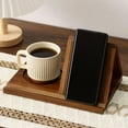 thumbnail image 5 of Abbraccia Triangle Book Holder Book Stand Simple Design Mini Bookshelf Triangle Bookshelf, Book Rest ,for Library Table Office Reading Brown, 5 of 9