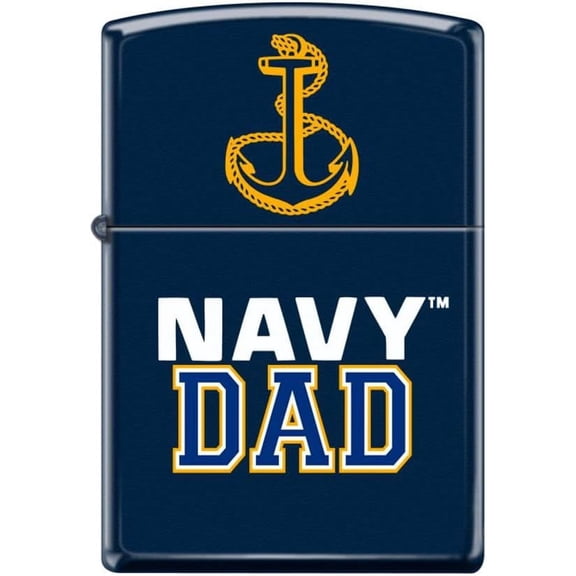 Zippo Lighter- United States Navy USN Dad Navy Matte Windproof Lighter #Z5074