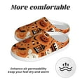 thumbnail image 6 of Yiaed Halloween 2 Print Slippers Fuzzy Warm Cozy Slippers Non Slip House Slippers For Indoor Outdoor Slippers House Slippers-11, 6 of 7