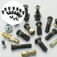 thumbnail image 6 of DINHEAROM Bolt Covers Caps 400Pcs Black Rubber for Screw and Nut Protection, 6 of 8