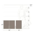 thumbnail image 4 of Prepac Armoire murale Elite empilable 32 po, fini gris vieilli, 4 of 9