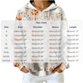 thumbnail image 3 of Qiopertar Women's Halloween Hoodie Graphic Print Long Sleeve Crewneck Loose Casual Pullover Tops Fall Party Holiday Top, Khaki XXL, 3 of 7