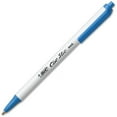 thumbnail image 2 of BIC Clic Stic Retractable Ballpoint Pens Medium Pen Point - Round Pen Point Style - Retractable - Blue - Clear Barrel - 12 / Dozen, 2 of 7