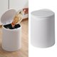 thumbnail image 5 of Bote de Basura de de 8L, Cubo de Basura con Forro Extraíble, Cubo de Basura con Tapa, Cubo de Basura para Oficina, Comedor, Bar, Baño, Cafeterí Blanco Sunnimix bote de basura, 5 of 8