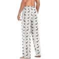 thumbnail image 7 of Top-kevin Men's Pajama Pants Dog Pattern Pjs Bottoms with Pockets Rat Terrier Dog Sleep Lounge Pants for Men, 7 of 7