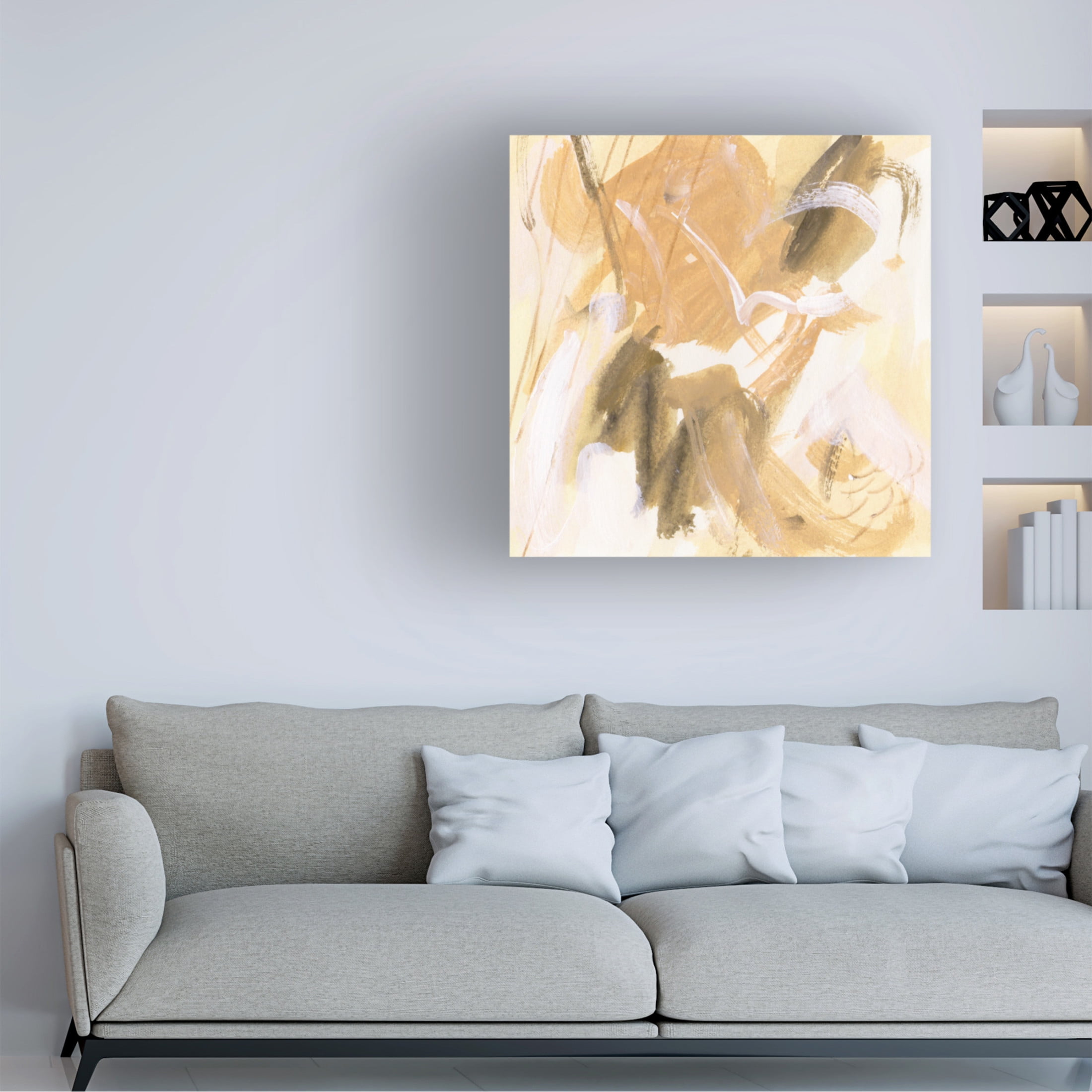 Canvas Wall Art - Melissa Wang 'Lost in Autumn VI' Wall Art for Living Room, Bedroom, or Office Décor by Trademark Fine Art - 18 x 18 Inches