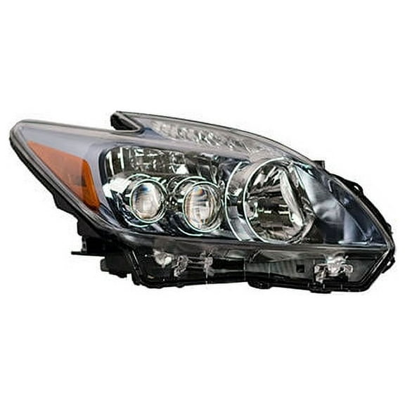 Right Passenger Side Headlight Assembly - Compatible with 2010 - 2011 Toyota Prius