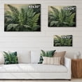 thumbnail image 4 of Designart "Dynamic Ferns Green and Black Contrast V" Floral Print on Natural Pine Wood, 4 of 5