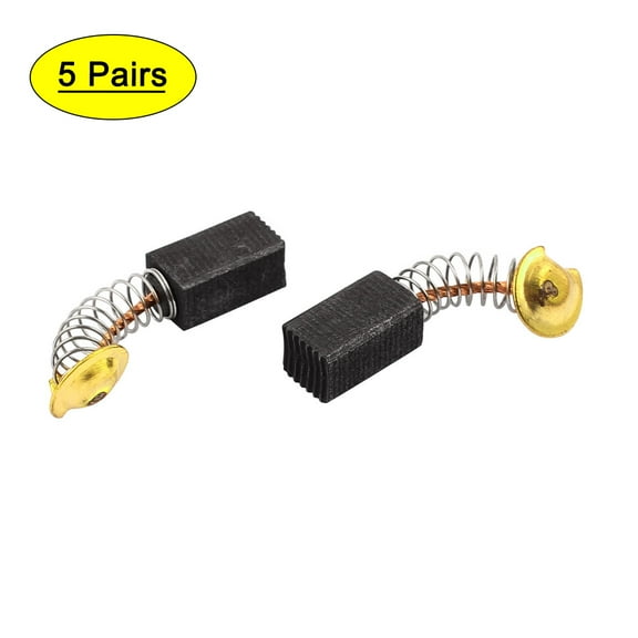 5 Pairs Electric Drill Motor Rotary Power Tool Carbon Brush Grey 999-021