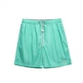thumbnail image 5 of Ceisia Men's Cargo Shorts Beach Swim Trunks Summer Lightweight Thin Quick Dry Casual Slim Fit 4 Inch Inseam Athletic Bottoms Green L Gifts for Father, 5 of 7