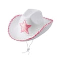thumbnail image 5 of KelaJuan Women Cowboy Hat with Shiny Decoration  Cute Pink Holiday Costume Party Clothing Accessory, 5 of 5