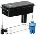 thumbnail image 4 of Brita 27 Cup Extra Large Plastic Water Filtration Dispenser, Black, BPA Free with 1 Elite Brita Filter, 4 of 12