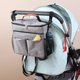 thumbnail image 5 of Bolso colgante para cochecito de bebé, bolsa aislante de papel de aluminio grueso, mochila multifuncional, 5 of 6