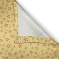 thumbnail image 4 of Ambesonne Stars Grommet Curtain Single Panel, Doodle Geometric Shapes, 50"x60", Pale Yellow Orange, 4 of 5