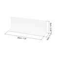 thumbnail image 2 of Uxcell L Type Shelf Dividers, Clear Closet Shelf Separator 20 x 3 x 6cm 4Pcs, 2 of 5