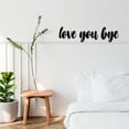 thumbnail image 2 of Craftnamesign Love You Bye Metal Wall Sign, House Home Room Wall Decor, 2 of 4