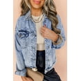 thumbnail image 6 of Classic Women's Denim Jacket: Casual Style, Perfect for Layering - [ZhiHiMeRi] | (US 8-10)M, 6 of 7