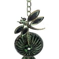thumbnail image 2 of Alpine Corporation 74"H Metal Hanging Dragonfly Chain Garden Rain Catcher, 2 of 3