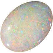 ARENAGEMSJEWELLERY Natural Unheated Untreated Solid Australian Fire White Opal For Astrological Purpose For Men And Women