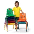 thumbnail image 2 of Jonti-Craft 8126JC1005 Berries Plastic Chair With Powder Coated Legs- 16 inch Ht- Teal, 2 of 5