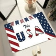 thumbnail image 2 of Dmlowu 4th of July Decorations Bathroom Rugs 16x24" Non Slip Patriotic Kitchen Mats for Floor Luxury Soft Quicker Dry Rugs for Living Room, 2 of 9